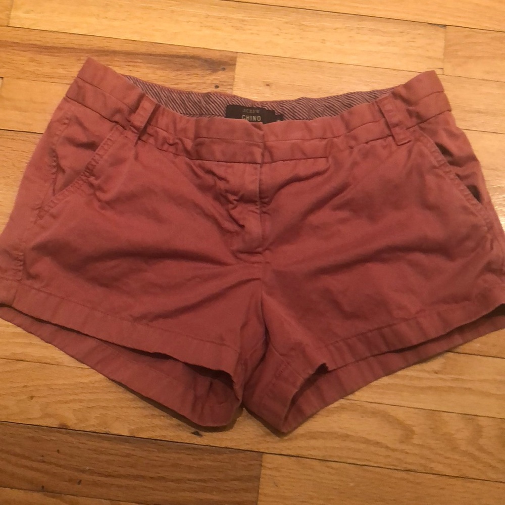 J. Crew Rust Chino Shorts